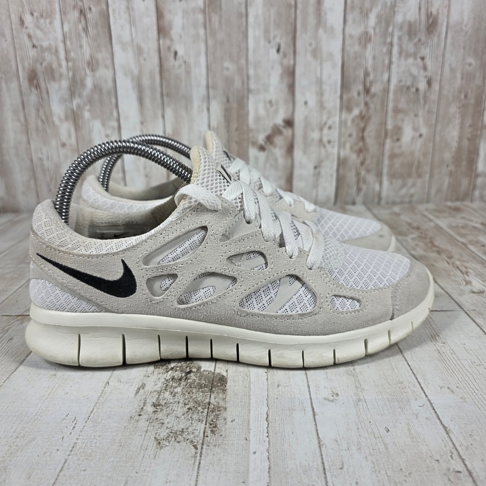 Nike Free Run 2 Summit White Light Bone Womens Running Shoes DM8915-101 Size 8